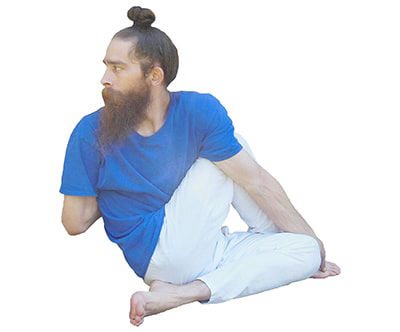 Half Spinal Twist Pose