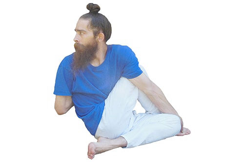 Half Spinal Twist Pose